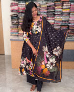 Comfortable Anarkali Cotton Salwar Set For Women's