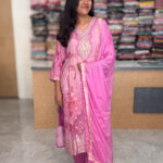 Glittering Tissue Shimmer Salwar Set For Women's