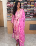 Glittering Tissue Shimmer Salwar Set For Women's