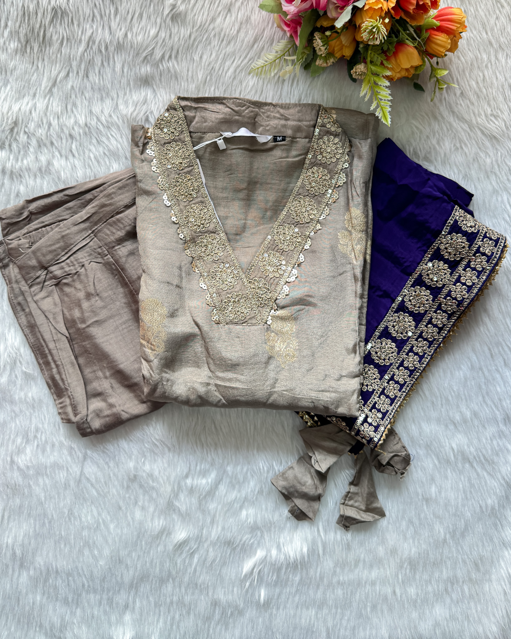 Comely Silk Salwar Set