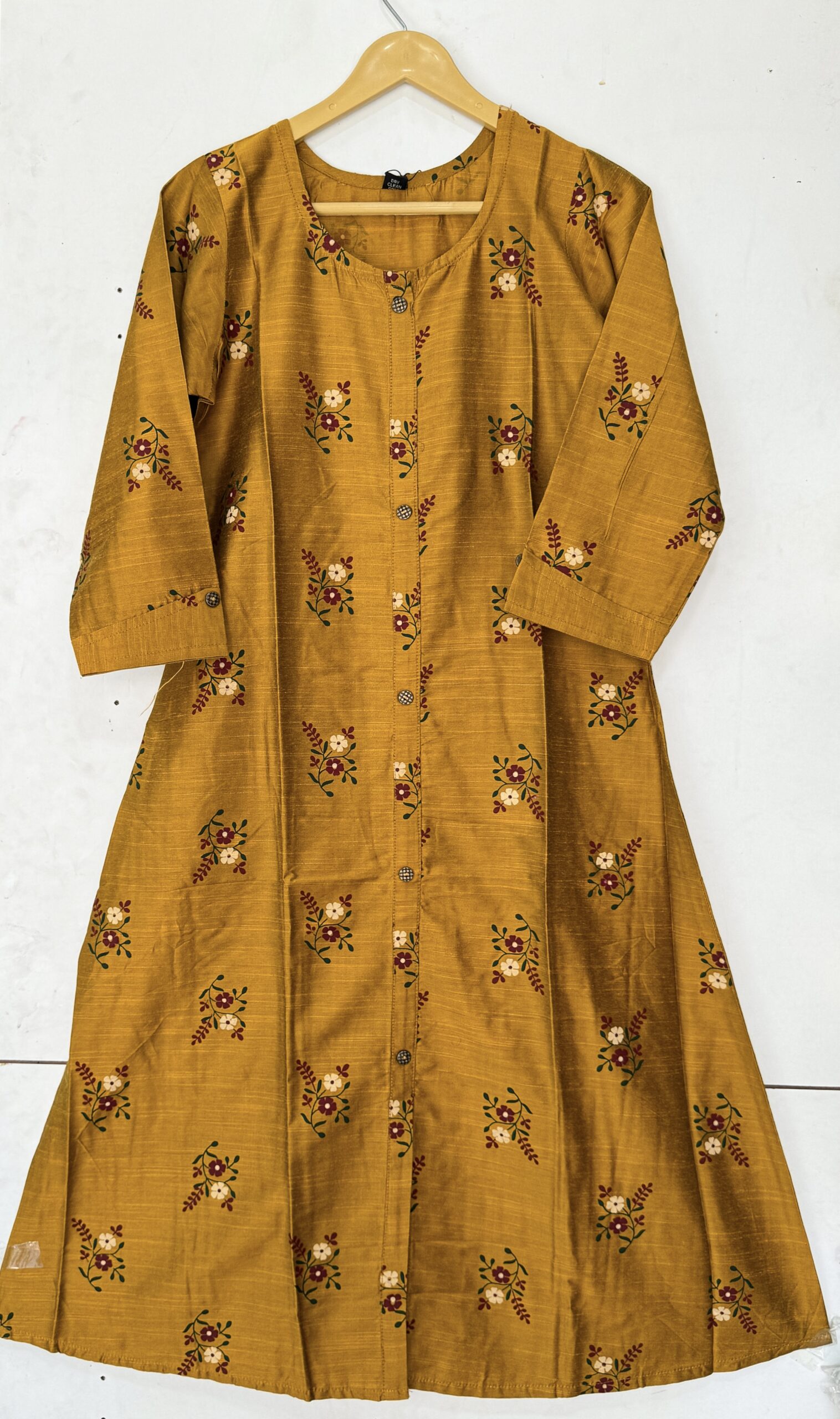 Beautiful A-line Silk Cotton Kurti