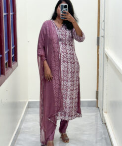 Elegant Chanderi Salwar Set