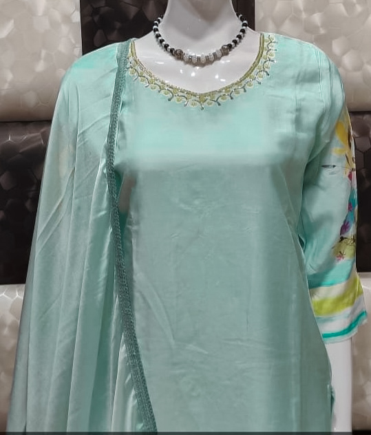 Elegant Pure Muslin Salwar Set