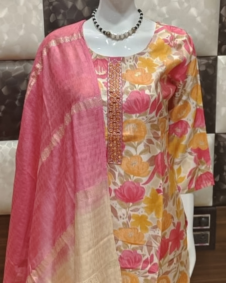 Beautiful Modal Silk Salwar Set