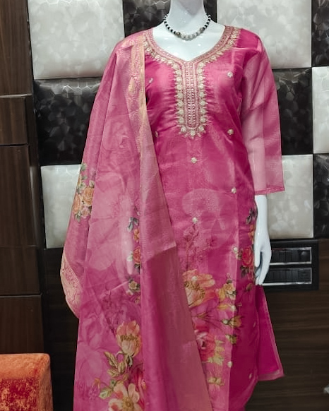 Alluring Tissue Salwar Set