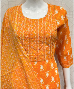 Alluring Cotton Salwar Set