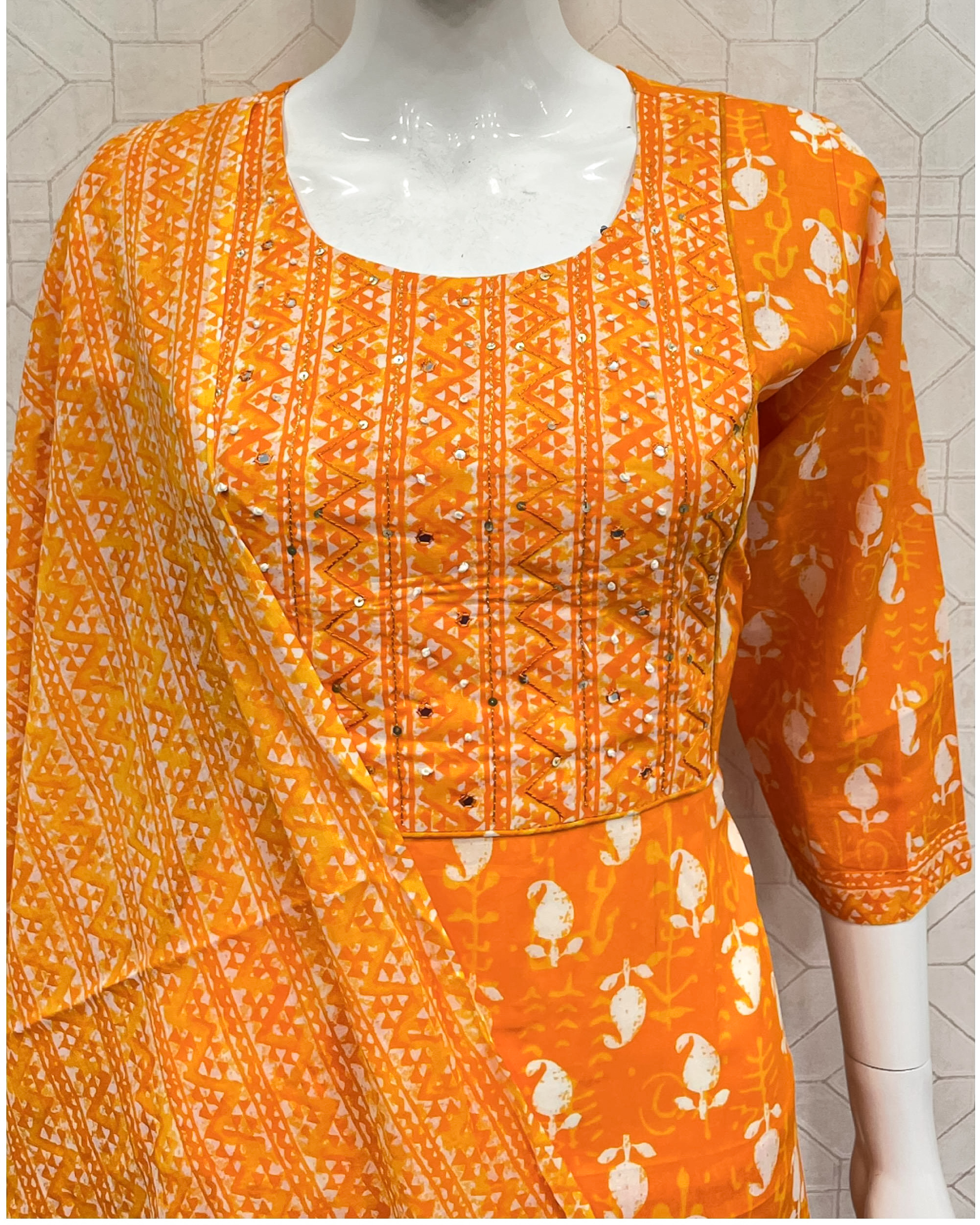 Alluring Cotton Salwar Set