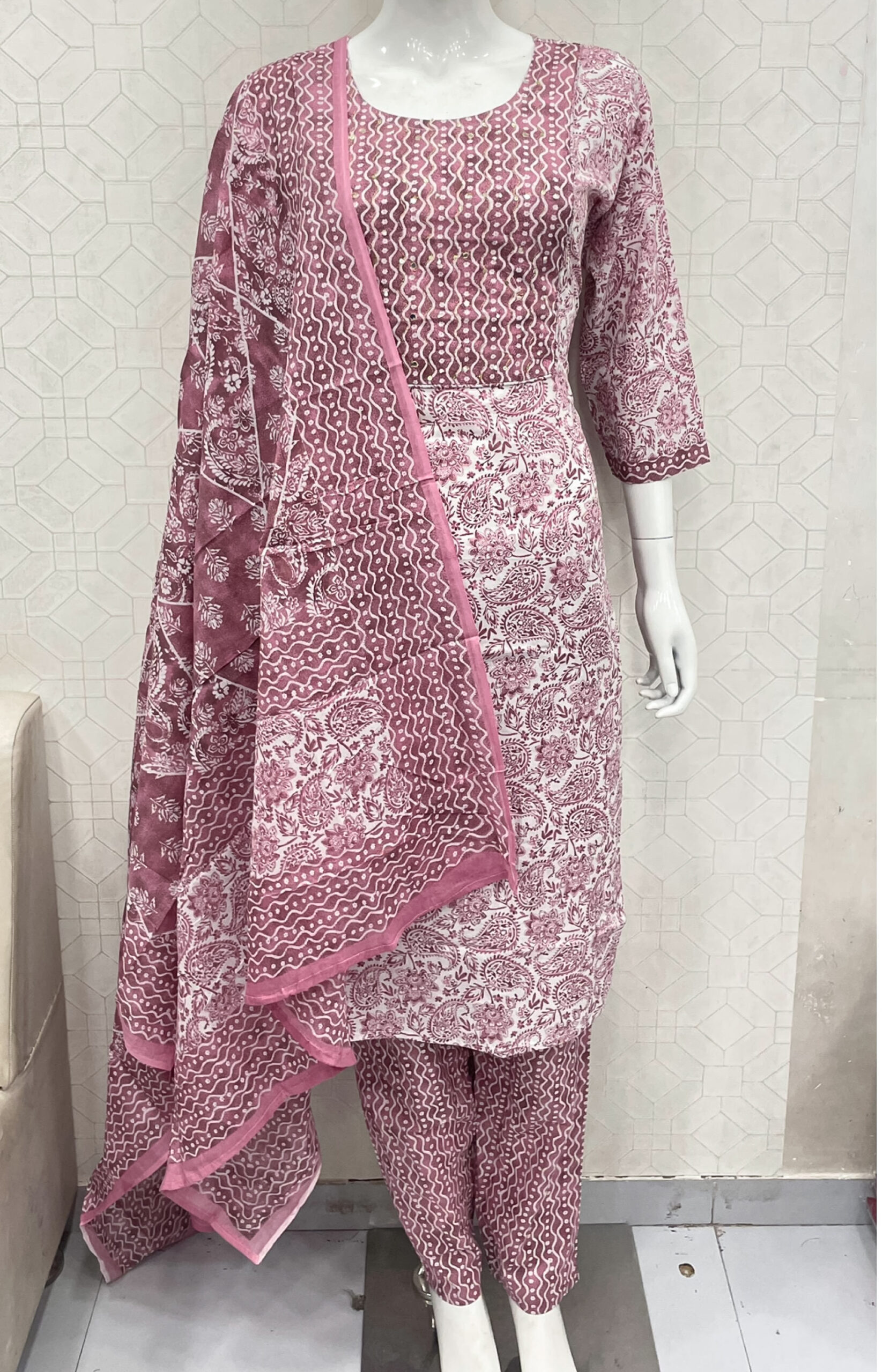 Attractive Cotton Salwar Set