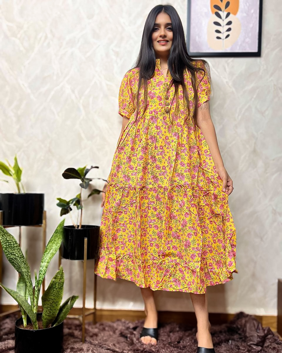 Casual Wear Cotton Gown