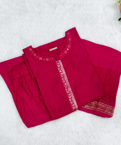 Ethnic Wear Salwar Set | Pink | DD0333