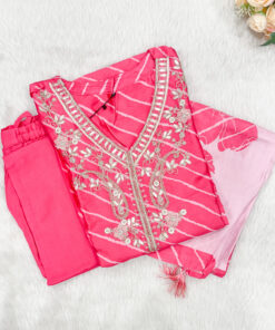 Ethnic Wear Salwar Set | Pink | MT0003