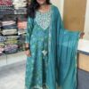 Trending Rayon Salwar Set | Peacock Green | SU0063