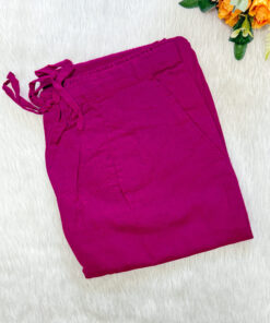 Regular Wear Cotton Flex Salwar Pant | Magenta | SF0007