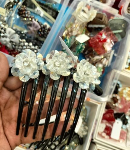 Korean Comb Clip-white