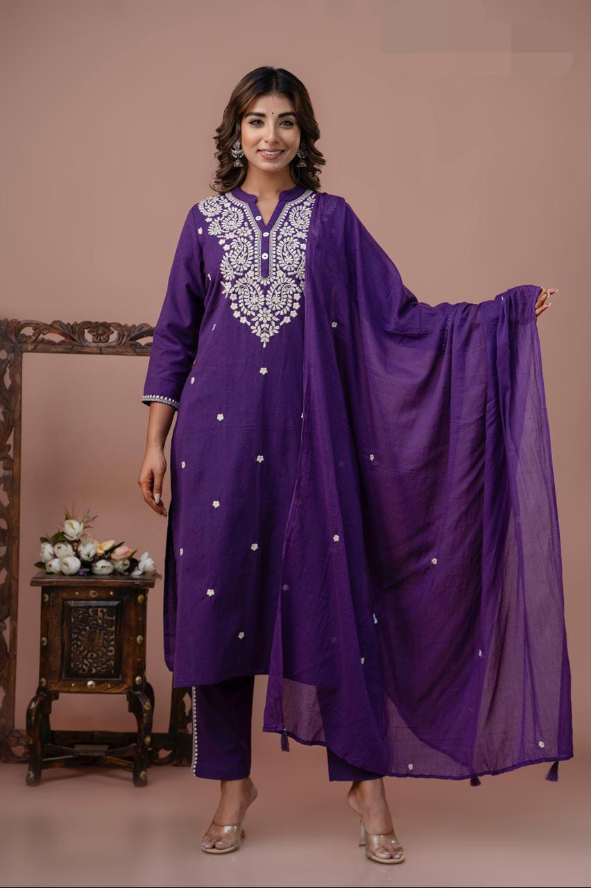 Casual Wear Cotton Salwar Set