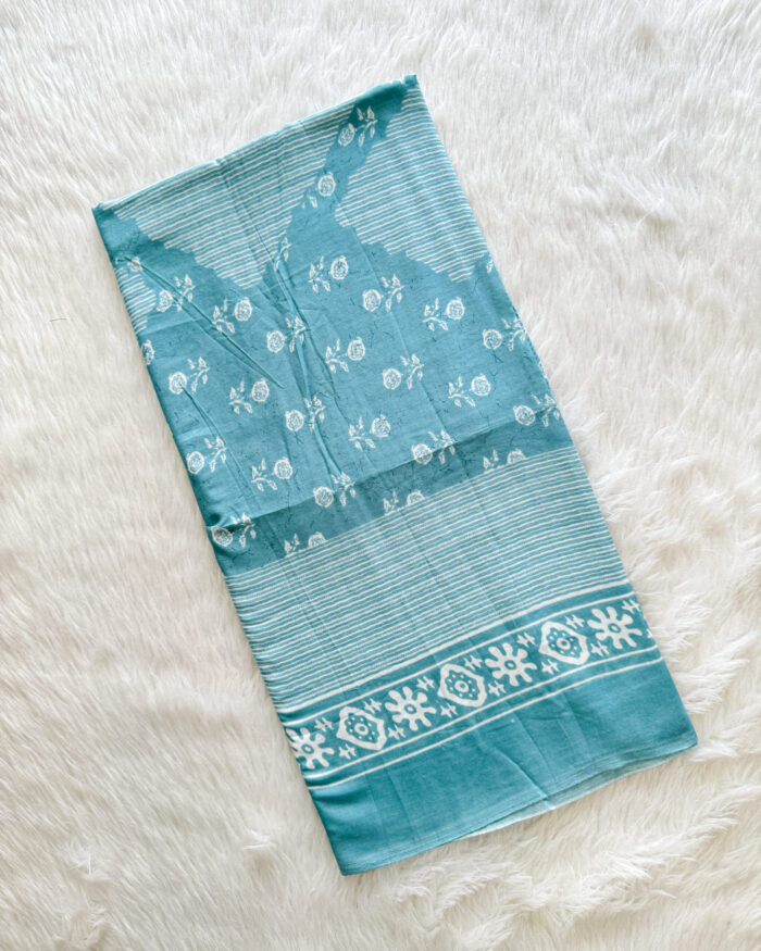 Regular Wear Cotton Salwar Set | Sky Blue | MC2711A