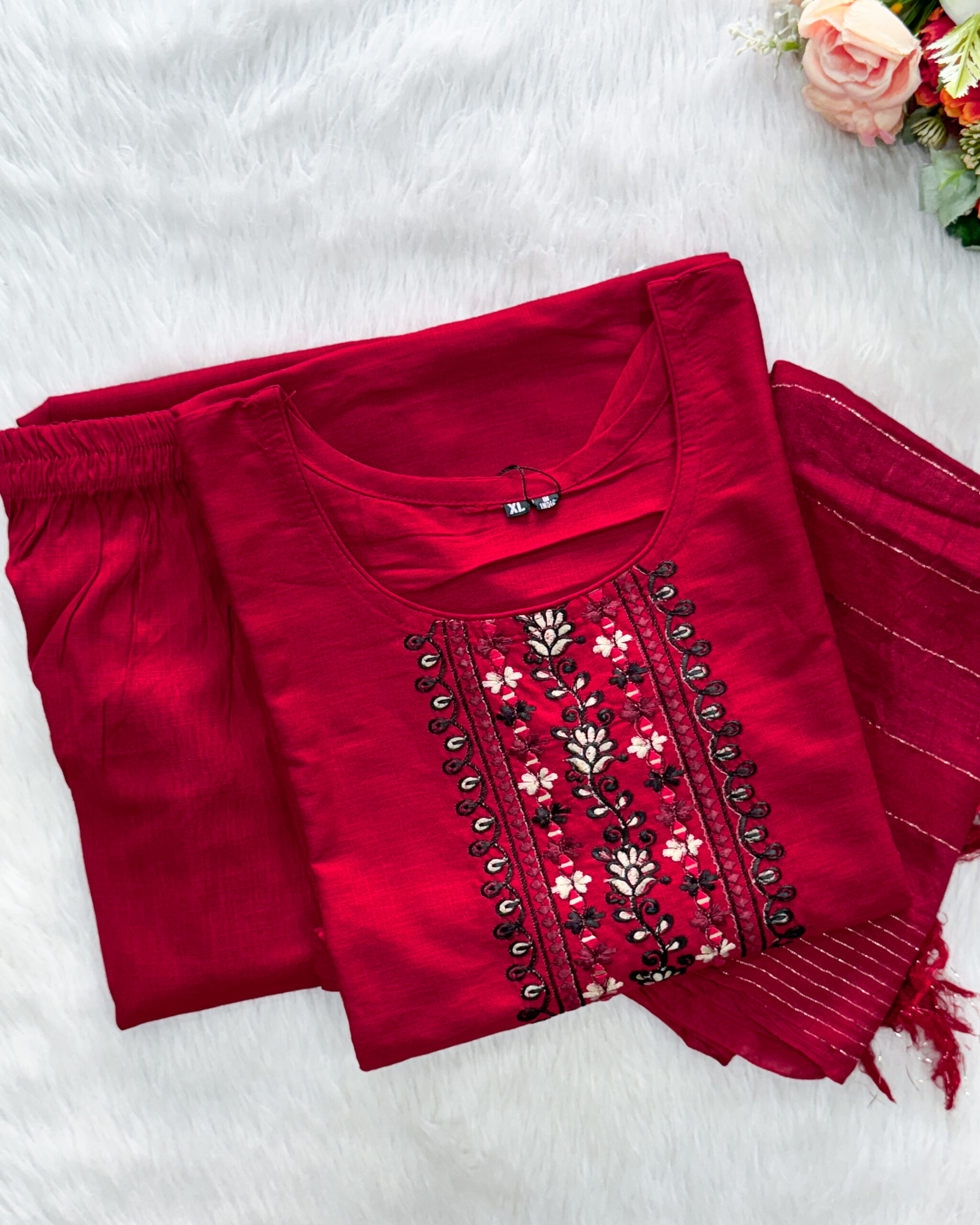 Office Wear Salwar Set | Maroon | VK0015A