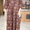 Trendy Wear Cotton Gown | Brown | JY0022C