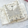 Office Wear Salwar Set | White | VK0015D