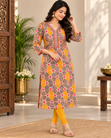 Cotton Kurti for Women | DD0255
