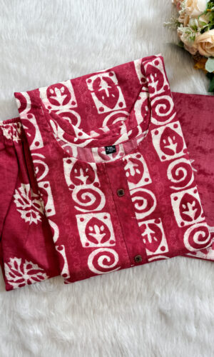 Office Wear Cotton Salwar Set | Pink | MC2495B