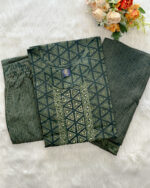 Regular Wear Cotton Salwar Set | Green | I