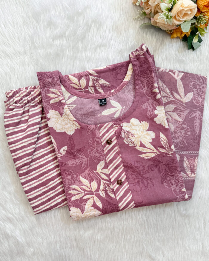 Regular Wear Cotton Salwar Set | Pink | MC2817A