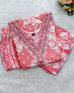 Regular Wear Cotton Salwar Set | Pink | MC2275A