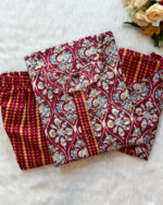 Regular Wear Cotton Salwar Set | Maroon | MC2894C