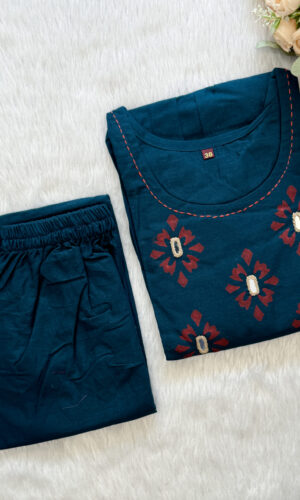 Anarkali Cotton Kurta Pant Set | RC0004B