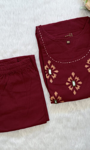 Anarkali Cotton Kurta Pant Set | RC0004C