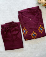 Anarkali Cotton Kurta Pant Set | RC0004E