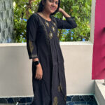 Anarkali Cotton Kurta Pant Set | RC0004D