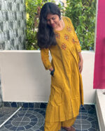 Anarkali Cotton Kurta Pant Set | RC0004A