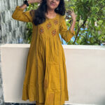 Anarkali Cotton Kurta Pant Set | RC0004A