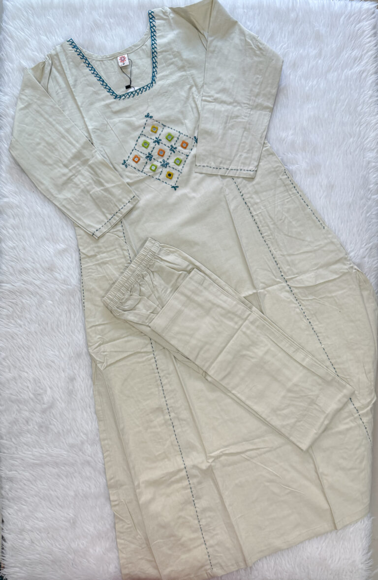 A-line Cotton Co-ord Set | SH0002A