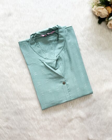 Slub Silk Kurti | RF0002B