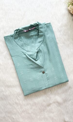 Slub Silk Kurti | RF0002B