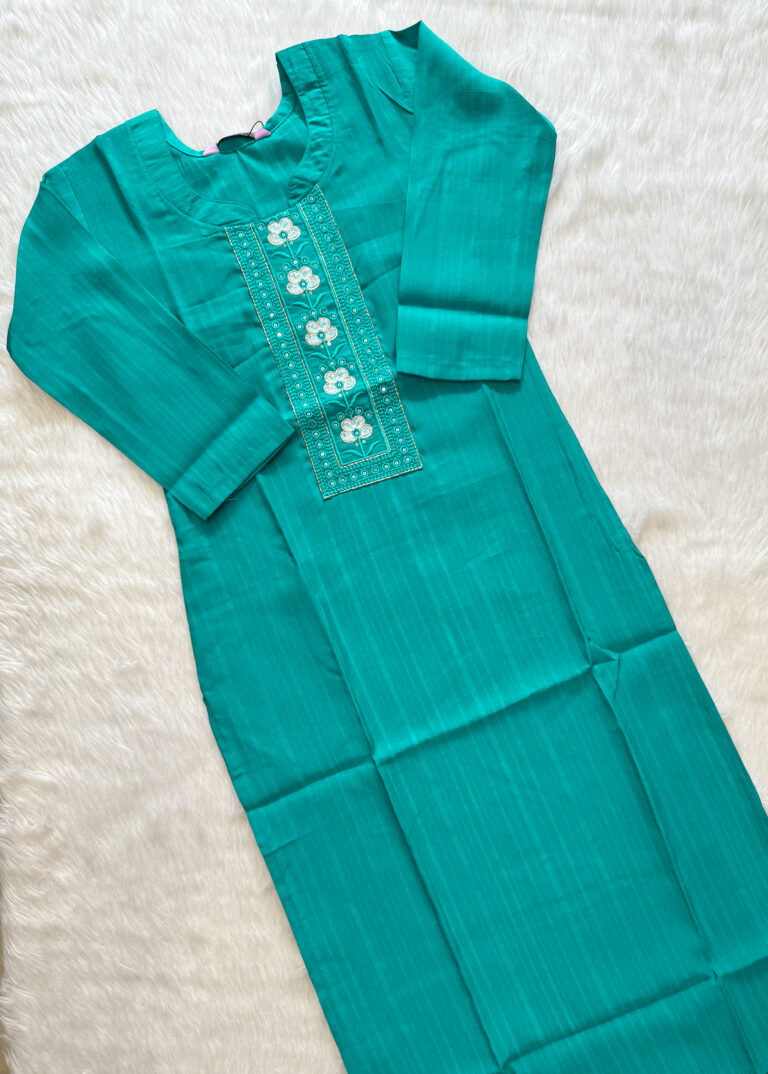 Slub Silk Kurti | RF0009A