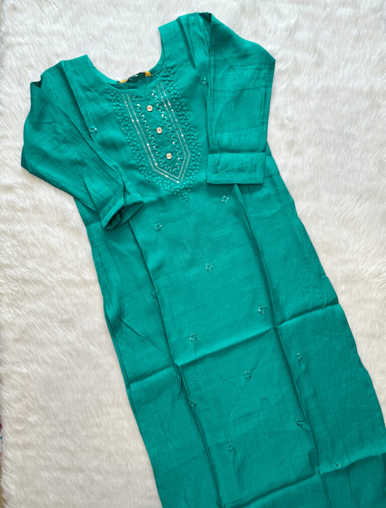 Slub Silk Kurti | RF0006A