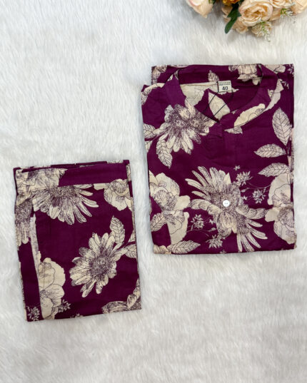 Cotton Kurta Pant Set
