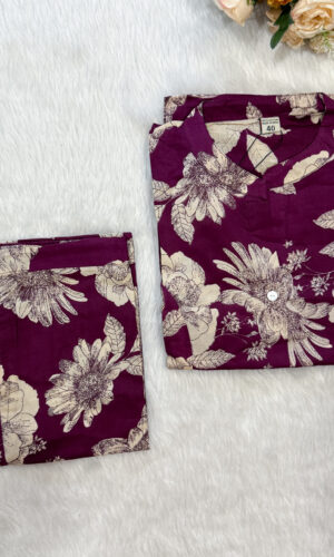 Cotton Kurta Pant Set