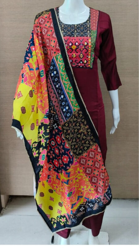 Roman Silk Salwar Set | RR0009B