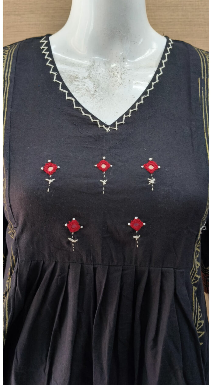 Anarkali Cotton Kurta Pant Set | RR0007C