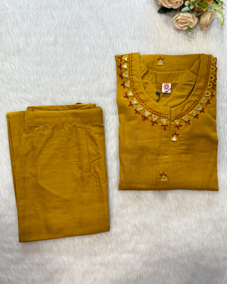 A-line Cotton Co-ord Set | SH0001B