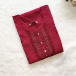 Slub Silk Kurti | RF0006B