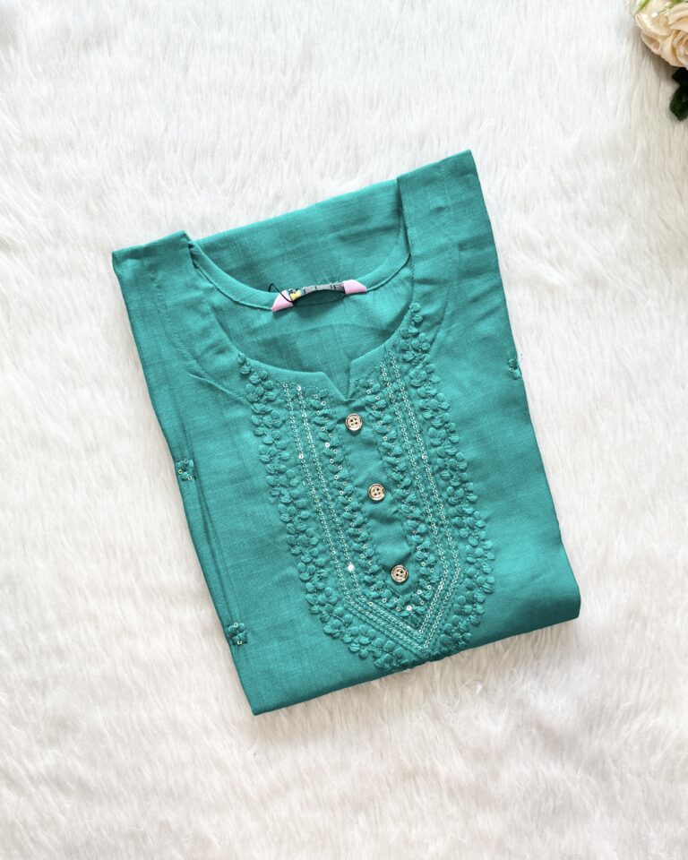 Slub Silk Kurti | RF0006A