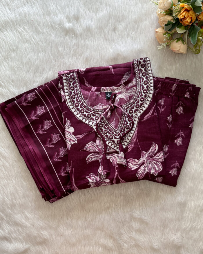 Cotton Salwar Set | MC3080B