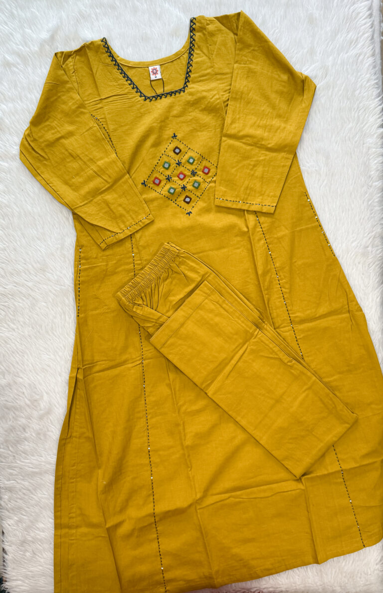 A-line Cotton Co-ord Set | SH0002B