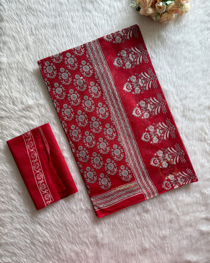 Budget Cotton Saree | BT0008D